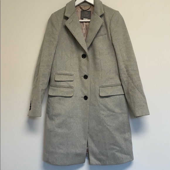 J. Crew Jackets & Blazers - J. Crew wool gray pea coat sz 2